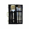 Mallette 5 Ustensiles Inox Barbecue Barbecue Republic -Vente Napoléon mallette 5 ustensiles inox pour barbecue barbecue republic