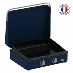 Plancha Gaz Eno 65 Enosign Acier Blue Navy 2 Brûleurs 56 X 40 Avec Couvercle -Vente Napoléon plancha gaz eno 65 enosign blue navy 2 bruleurs 56 x 40 avec couvercle 3