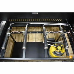 Ensemble Plancha Gaz Le Marquier Pakita 4105 Acier Noir 4 Brûleurs 105 X 55 Avec Desserte -Vente Napoléon plancha gaz le marquier pakita 4105 acier noir sur chariot 6