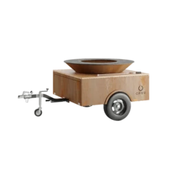 Remorque Pour Braséro XL OFYR Trailer Acier Corten