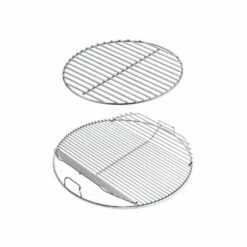 Set Grille De Cuisson Articulée Et Grille Foyère Pour Barbecue Weber 47 Cm