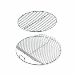 Set Grille De Cuisson Articulée Et Grille Foyère Pour Barbecue Weber 57 Cm