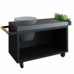 Table OFYR Pro 135 Black / Béton Pour Big Green Egg