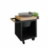 Table OFYR Pro 65 Black / Bois De Teck Pour Big Green Egg -Vente Napoléon table black pro 65 ofyr bois de teck bge pour kamado