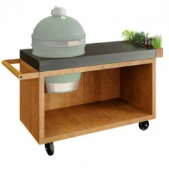 Table OFYR Pro 135 Corten / Béton Pour Big Green Egg -Vente Napoléon table corten pro 135 ofyr concrete bge 1